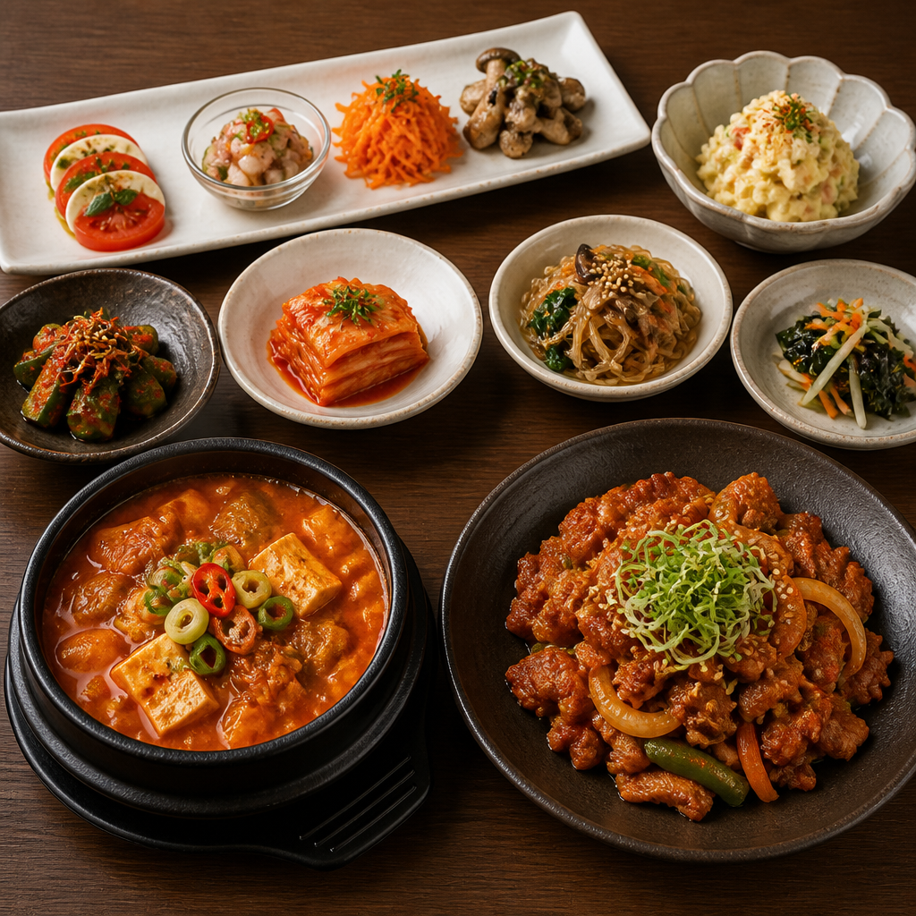 あびこで楽しむ！お手頃価格の日本食と韓国料理の美味しい融合