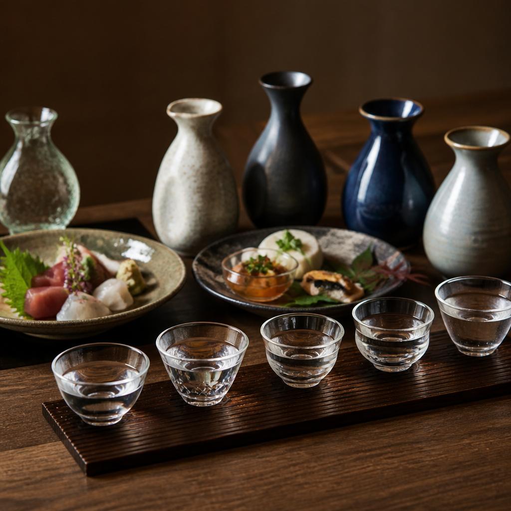 多彩な日本酒の品揃え
