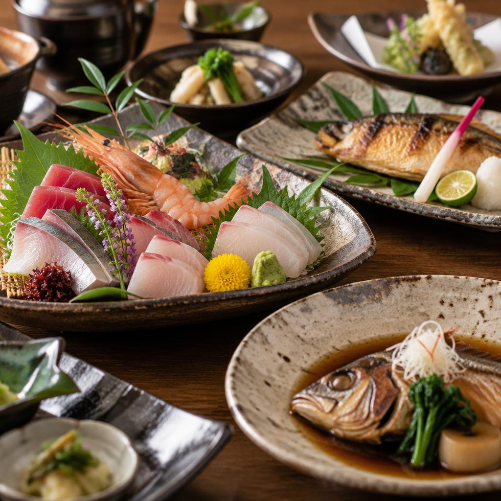 旬を味わう、宴会の主役になる海鮮料理
