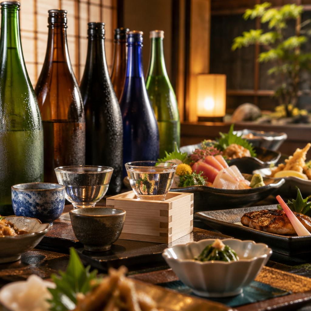 料理を引き立てる一杯。日本酒とお酒を楽しむ