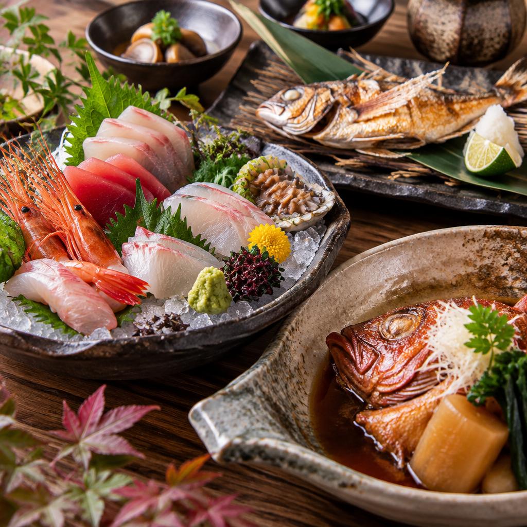 海の恵みを一皿に。旬の鮮魚を楽しむ贅沢